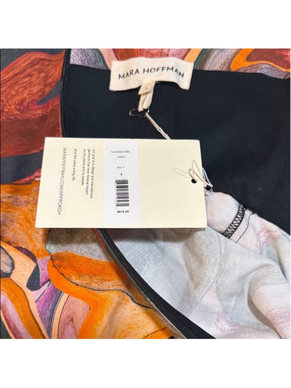 Mara Hoffman Yara Strapless Dress , Multi - Picture 10 of 14